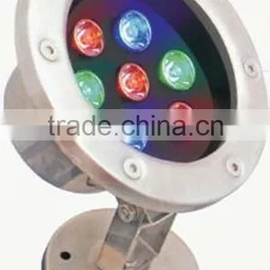 Led Underwater Light 7W/9W Stainless Steel12V/24V White Warm White RGB IP68 ce 2013 thumbnail-1