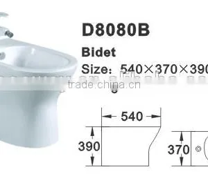 Hot Selling Ceramics Bathroom Chaozhou Ceramic Toilet Bidet D8080B thumbnail-3