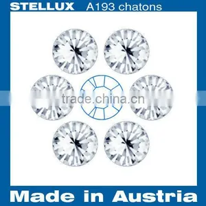 Stellux A193 Glass Chatons Point Back Rhinestones Crystal thumbnail-1
