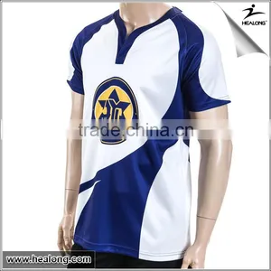 no Minumum Digital Printing Polyester Dry Fit Tight Fit National Rugby Jersey thumbnail-2
