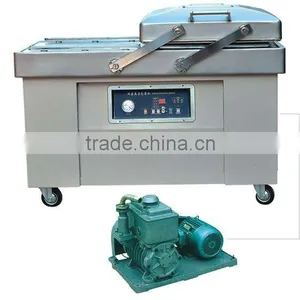DZ600-2SB Double-Chamber Vacuum Sealer for Sea Food,Vegetable,Smoked Chicken thumbnail-1
