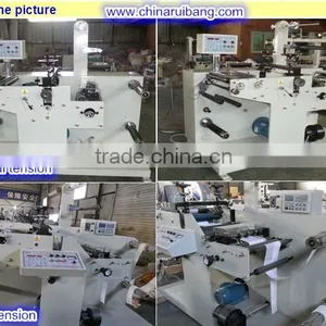 Blank Label Die-cutting Station /Die Cutting Slitting Machine With FQ-320Y/wineer Lable Slitting Machine thumbnail-2