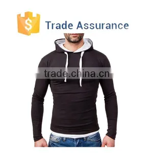 Custom Men Pullover Hoody Hoody Sweat Jacket Long Sleeve New thumbnail-3