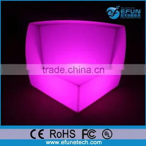 Rechargeable Light up Sectional Sofa Chair,color Lighting Corner Led Glow Chair thumbnail-1
