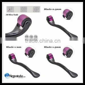 Titanium 0.25~2mm 540 Microneedle Roller Micro Needle Skin Therapy System thumbnail-1