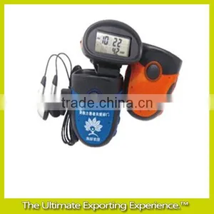 Alarm Radio Pedometer,pedometer Radio With Watch and Alarm,Alarm Light and FM Radio Pedometer thumbnail-1