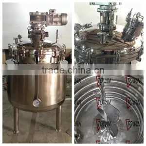 Hot Sale Commercial Stainless Steel Vacuum Double Steam/electric Jacketed Mixing Tank thumbnail-1