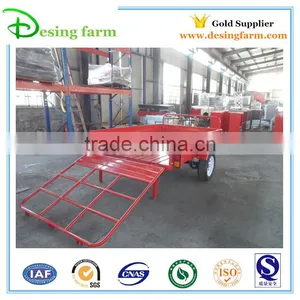 Galvanized Box Trailer With Mesh Cage for Sale thumbnail-3
