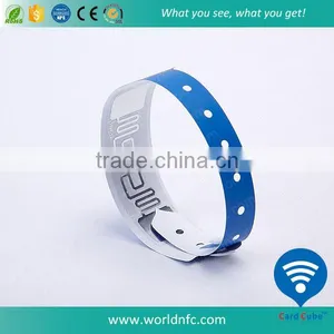 One Time Use ISO 14443A MF Classic 4K S70 NFC Paper Wristband thumbnail-2