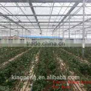 Commercial Rose Multi-span Glass Green House for Sale thumbnail-4