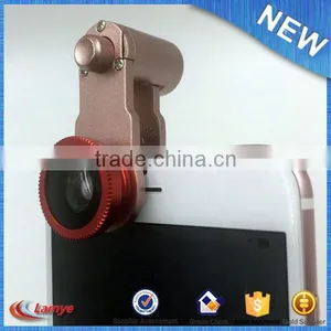 Universal 3 in 1 Camera Lens for Smart Phone , Universal Phone Lens Wide Angle Fisheye Macro Lens thumbnail-5