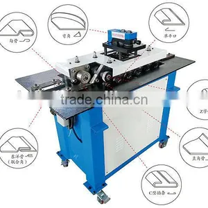 Seam Lock Roofing Roll Forming Machine/Mechanical Nip Machine/duct Equipment for Bending thumbnail-1