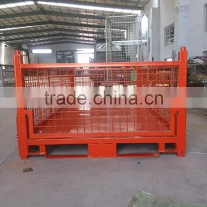 Collapsible Pallet Steel Crate Wire Mesh Box thumbnail-1