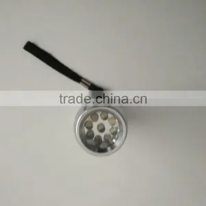 Aluminium Alloy 3AAA Battery Mini 9 LED Torch Flashlight thumbnail-4