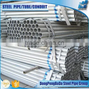 Q195 Square Cut Round Pre Galvanized Steel Tube thumbnail-4