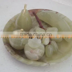 PAKISTAN SUPPLIER Hot Sale Popular ONYX FRUITS PLATES HANDICRAFTS thumbnail-4