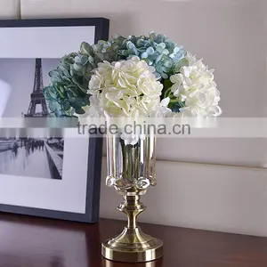 New Design Christmas Indoor Decor Clear Glass Vase for Flowers Arrangement thumbnail-1