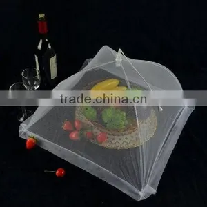 Zicome Set of 4 Large White Pop-up Square Shape Food Cover Tent thumbnail-1