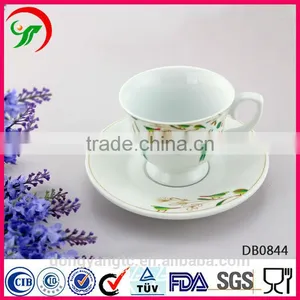 Customized Printed Tea Cup and Saucer Plate Wholesale Tea Cup Set thumbnail-1