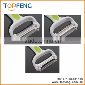 3 in 1 Peeler, 3way Peeler With Non-slip Handle, Vegetable Peeler,Peeler/Cutter/Slicer,Multifunction Rotation Vegetable Slicer thumbnail-2