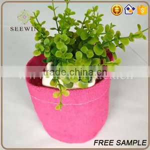 Bright Colored Natural Jute Wholesale Flower Pots thumbnail-5