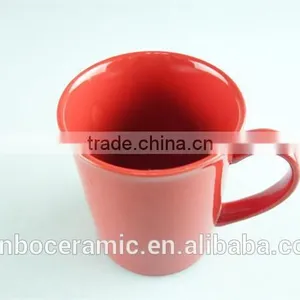 Ceramic Mug Factory Red Colored Promotion Mug /promotional Coffee Mugs Stock Cheap Price thumbnail-2