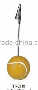Tennis Ball Shaped Name Card Holder/memo Holder/paper Holder/memo Clip thumbnail-1