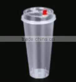 PP Cup Plastic Cup 600ML Transparent Drink Cup Disposable Cup Injection With Lid thumbnail-3