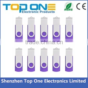 Wholesale Swivel Type Pendrive Bulk Charger Stick Usb Flash Drive With Customized Logo 1GB, 2GB,4GB, 8GB, 16GB thumbnail-1
