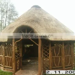 Anti-UV High Quality Vocation Synthetic Thatch Roof Made in China thumbnail-1