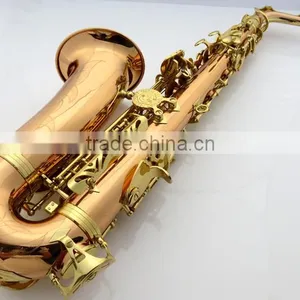 Rose Brass Gloss Finish Alto Sax thumbnail-1