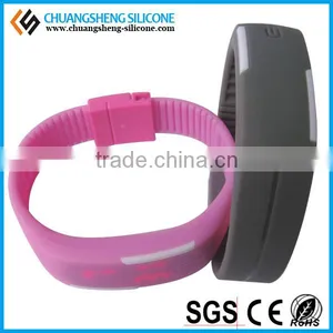 Led Display Watch, Silicone Wristwatch, Time Watches thumbnail-3