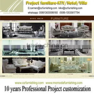 New Classic Furniture of Living Room Fabric Sofa Set for Project Furniture thumbnail-4