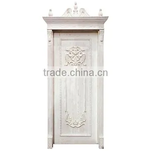 Interior White Oak Single Door Made by Handcarve Luxury and Antique BF11-0515b thumbnail-2