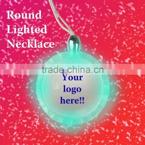 Light Up Round Necklace thumbnail-1