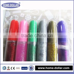 High Quality Multi-color Eco-friendly Waterproof Kid Use All Size Stationery Glitter Glue Manufacturer for Deocoration thumbnail-3