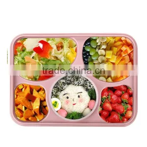 Plastic Lunch Box Food Container Bento Lunch Box thumbnail-5