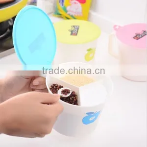 Custom Creative Food-Grade PP Plastic 3 Apartment Seasoning Spice Storage Box Supplier thumbnail-2