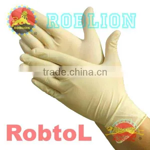 Latex Powdered Examination Gloves-------JQAW thumbnail-1