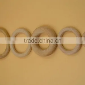 Wooden Rings Unfinished Wood Round Shapes thumbnail-2