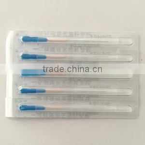 Hwato Brand Copper Acupuncture Needle Sterile Acupuncture Needle With Loop Factory Price Length 100mm 125mm thumbnail-1