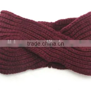 STOCK Wholesale Crochet Head Wraps Crochet Knit Headwrap thumbnail-4