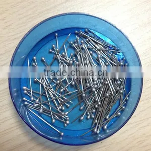 China Stainless Steel 201 304 Shirt Metal Pins/Silver Plastic Head thumbnail-1