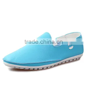 Microfiber Leather New Model Style Fashion Casual Peas Shoes for Men Have Sample, Men Leather Casual Shoes Price Cheap thumbnail-1