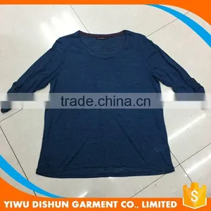 Stock Apparel Men Long Sleeve Slub Cotton T-shirt thumbnail-1