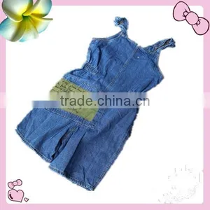 Fashion Suspender Trousers for Girls,lovely Overall for Childrens,jeans Overall for Kids thumbnail-1