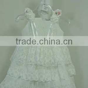 Elegant Baby Girls Ruffle Dress Flower Girls Dress Baby Princess Dress thumbnail-4