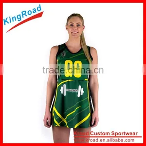 Good Quality Sublimated Netball Uniforms thumbnail-3
