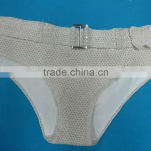 New Ladies Crochet Cotton Beach Casuael Bikini Set thumbnail-2