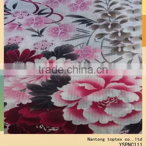 Gold Dust Flower Printed Cotton Poplin Fabric for Shirt thumbnail-1